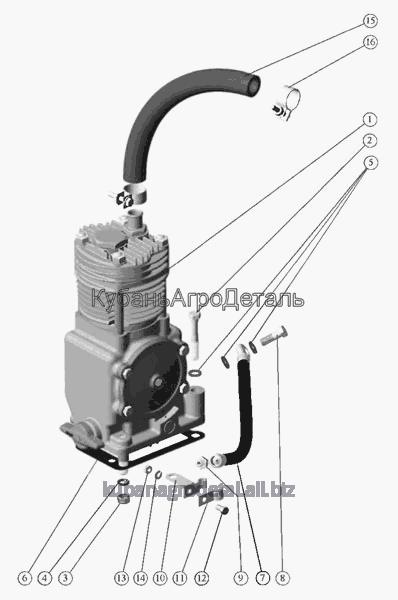 Запчасти для сельхозтехники МТЗ-80 (2009) Компрессор
