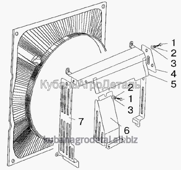 Запчасти для сельхозтехники МТЗ-80 (2009) Ограждение вентилятора (по заказу)
