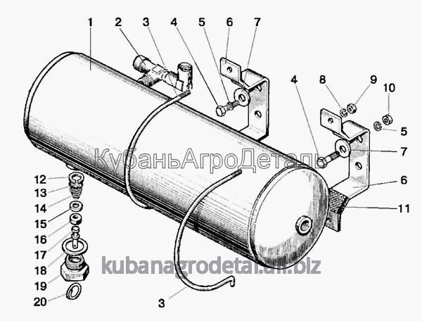 Запчасти для сельхозтехники МТЗ-80 (2009) Баллон