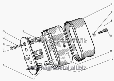 Запчасти для сельхозтехники МТЗ-822 Фонарь освещения номерного знака