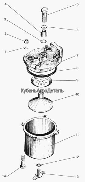 Запчасти для сельхозтехники МТЗ-822 Фильтр топливный грубой очистки
