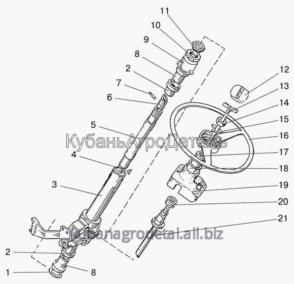 Запчасти для сельхозтехники МТЗ-822 Колонка рулевая