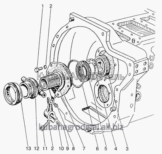 Запчасти для сельхозтехники МТЗ-822 Корпус сцепления (отводка)