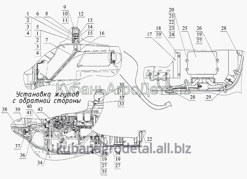 Запчасти для сельхозтехники МТЗ-920.4/952.4 Управление двигателем DEUTZ