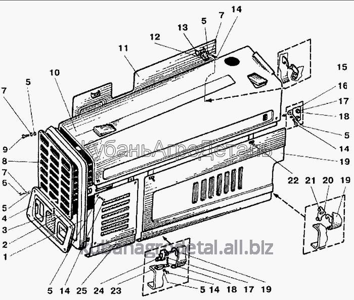 Запчасти для сельхозтехники МТЗ-900 Капот