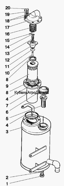 Запчасти для сельхозтехники МТЗ-920.4/952.4 Маслобак