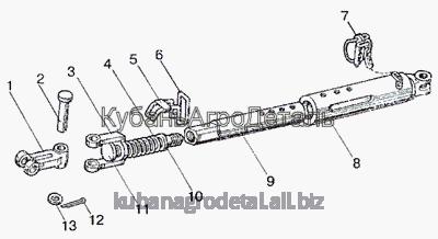 Запчасти для сельхозтехники МТЗ-920.4/952.4 Стяжка телескопическая