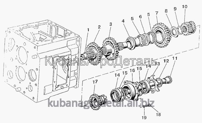 Запчасти для сельхозтехники МТЗ-923 Вал промежуточный