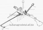 Запчасти для сельхозтехники МТЗ-082 Механизм переключения ВОМ 082-4216