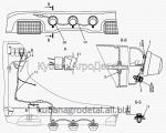 Запчасти для сельхозтехники МТЗ-1021.3 Установка фонарей автопоезда