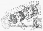 Запчасти для сельхозтехники МТЗ-1222/1523 Сцепление