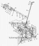Запчасти для сельхозтехники МТЗ-1222/1523 Управление стояночным тормозом (мокрым)