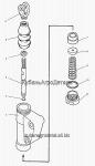 Запчасти для сельхозтехники МТЗ-1222/1523 Цилиндр главный (на реверсе)