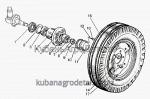 Запчасти для сельхозтехники МТЗ-80 (2009) Колеса передние направляющие. Ступицы передних колес. (Для тракторов «БЕЛАРУС-80.1/80.3/80У»)