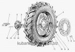 Запчасти для сельхозтехники МТЗ-822 Колеса задние