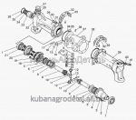 Запчасти для сельхозтехники МТЗ-822 Передний ведущий мост (822-2300020). Корпус переднего моста. Дифференциал