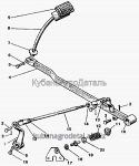 Запчасти для сельхозтехники МТЗ-900 Управление сцеплением