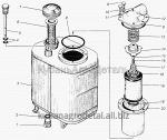 Запчасти для сельхозтехники МТЗ-082 Бак гидросистемы 082-4608