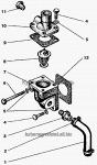 Запчасти для сельхозтехники МТЗ-900 Термостат системы охлаждения