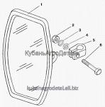 Запчасти для сельхозтехники МТЗ-920.4/952.4 Зеркало заднего вида боковое
