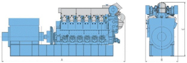 газовая электростанция Rolls-Royce B35:40-V20AG