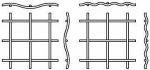 Сетки рифленые с прямоугольными ячейками