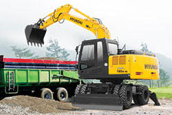 Экскаватор колесный Hyundai R140W-9S