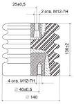 Изолятор опорный И16-80 I УХЛ, Т2