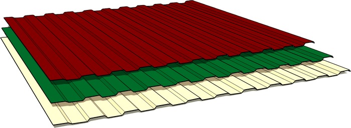 Профнастил С-8 окрашенный