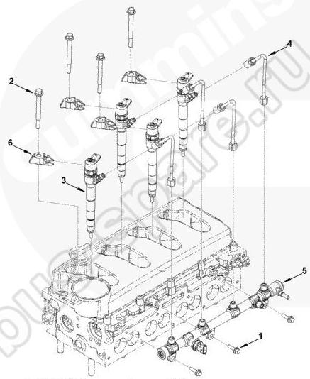 Держатель форсунки ISF2.8 Cummins