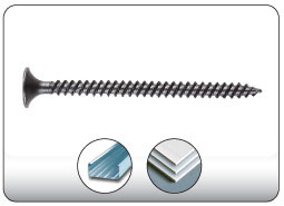 Саморез для крепления листов гипсокартона к металлическим профилям толщиной до 0,9 мм