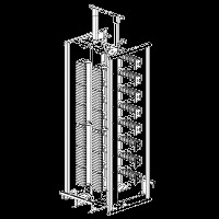 Каркас кросса (cross, телефонный кросс 6971 1 024-00 ) HVt COM802 6971 1 02400 ADC/KRONE