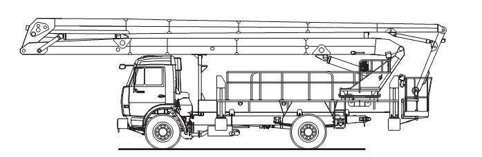 Автогидроподъемник ВС-28К