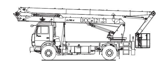 Автогидроподъемник ПСС-121.22