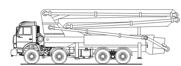 Автобетононасос 58153С АБН-37