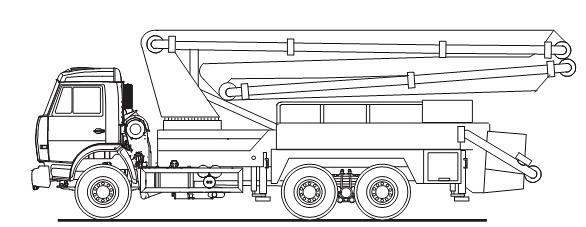 Автобетононасос 58153А (АБН-32