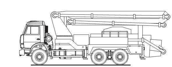 Автобетононасос 58152А