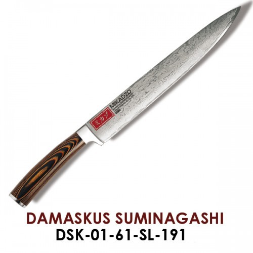 Нож разделочный MIKADZO DAMASCUS SUMINAGASHI