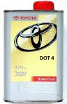 Жидкость тормозная Toyota DOT 4 BRAKE & CLUTCH FLUID 0,75л