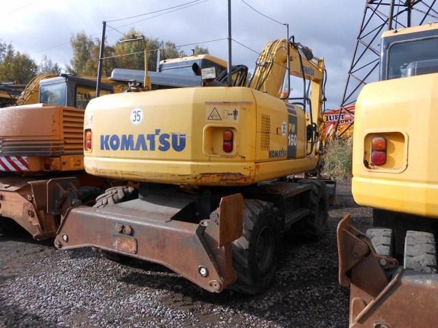 Экскаватор колесный Komatsu PW160-7