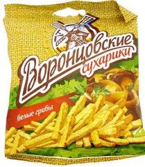 Сухарики Воронцовские со вкусом белых грибов