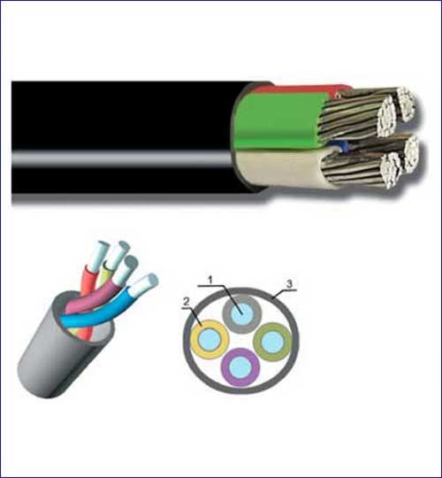 Кабель силовой с пластмассовой изоляцией