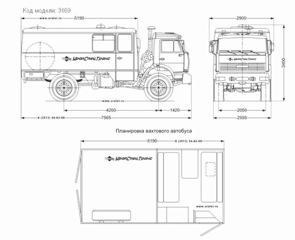 Грузопассажирский автомобиль Камаз ГПА 42111-10-12