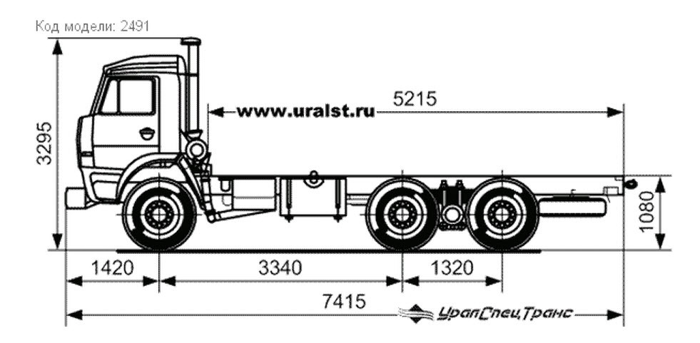 Шасси КамАЗ 53228-1912-15