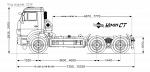 Шасси автомобиля Камаз 6520-23072-63
