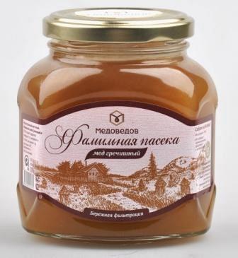 Мёд натуральный Фамильная пасека Гречишный