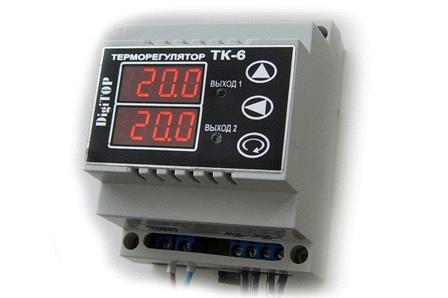 Тк 6. Терморегулятор ТК-6 двухканальный. DIGITOP tk6. Термореле ТК 6 С термодатчиком двухканальный. Датчик температуры для терморегулятора ТК-6.