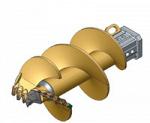 Шнековый бур, двухзаходный SB-2-S Модель для бурения легких грунтов