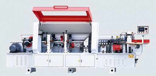 Автоматический кромкооблицовочный станок проходного типа