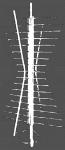 Телевизионная антенна типа "Ж-образный вибратор"